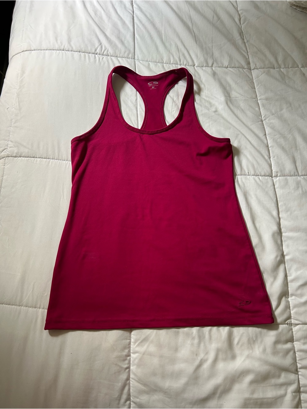 Champion Women's Magenta Racerback Tank Top